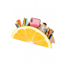 Ahşap Limon Masaüstü Kalemlik Çok Amaçlı Kutu